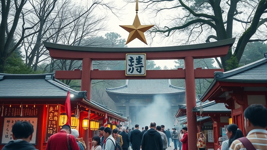Washinomiya Schrein in Saitama, bekannt aus Lucky Star